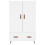 VidaXL (white) vidaXL Highboard Sideboard Storage Cabinet High Gloss White Engineered Wood 5
