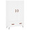 VidaXL (white) vidaXL Highboard Sideboard Storage Cabinet High Gloss White Engineered Wood 2
