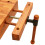 VidaXL vidaXL Workbench Tabletop Workstation Pro Work Top with Vice Solid Wood Acacia 6