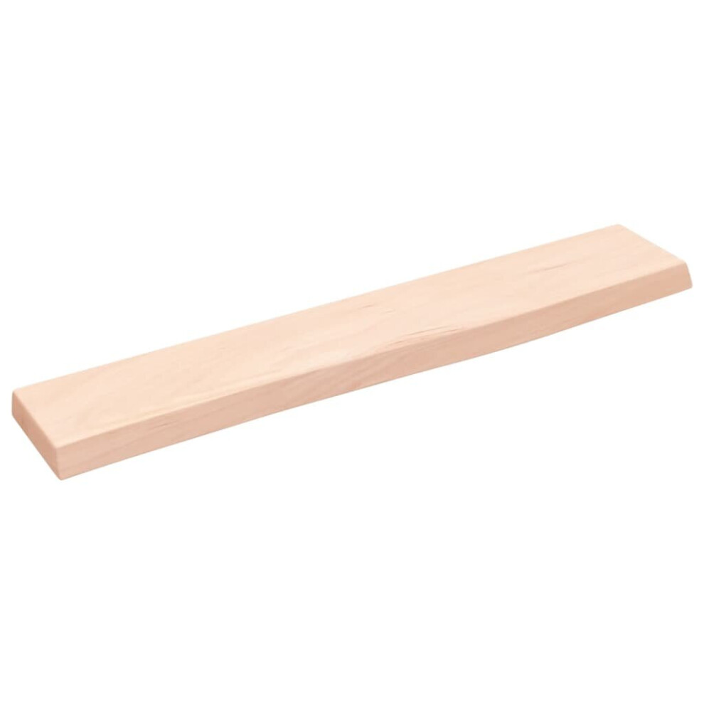 (Brown, 60 X 10 X 2 Cm) Vidaxl Wall Shelf Wooden Floating Shelf Display Shelf Treated Solid Wood Oak 8720845812393