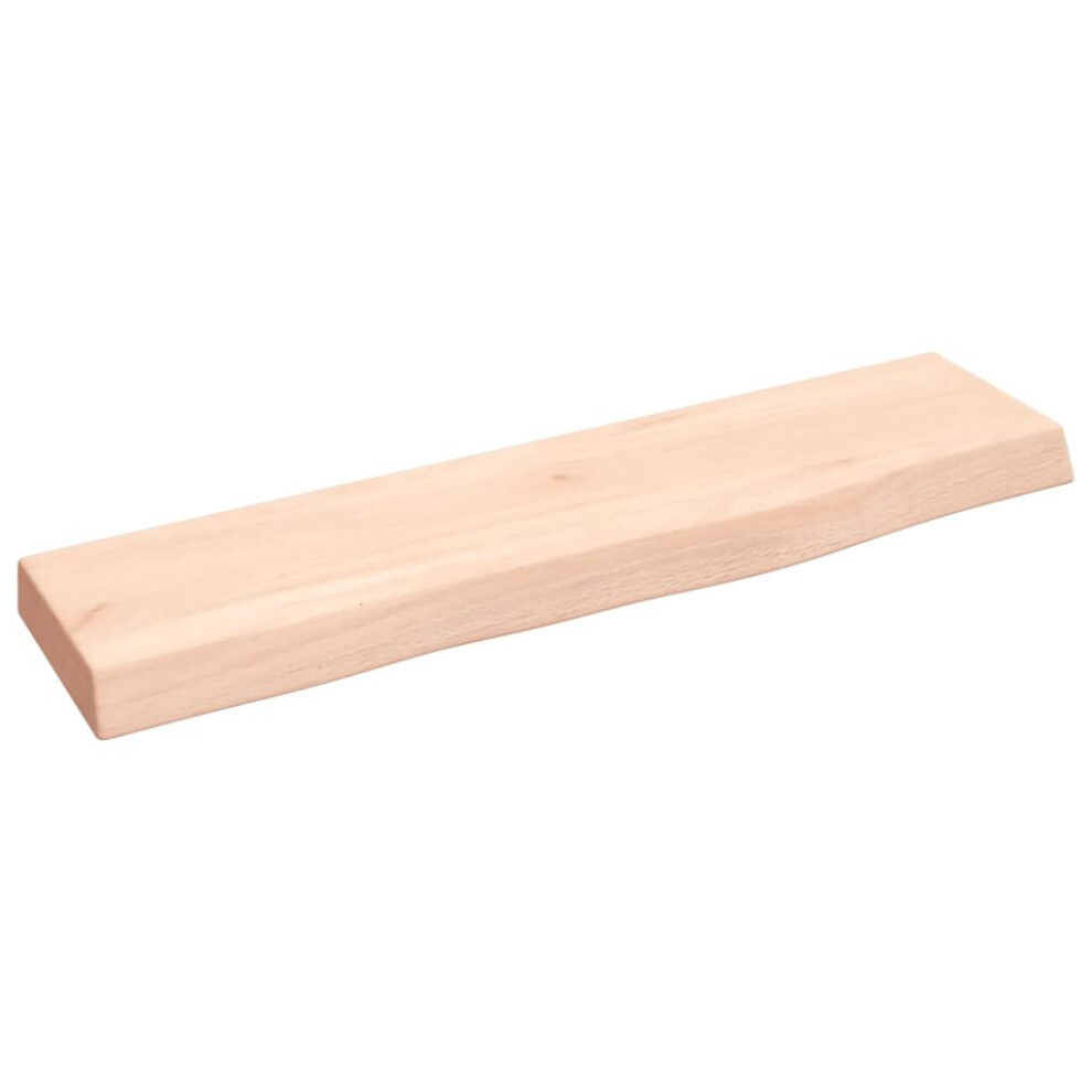 Vidaxl Wall Shelf Bracket Shelves Floating Shelf Untreated Solid Wood Oak