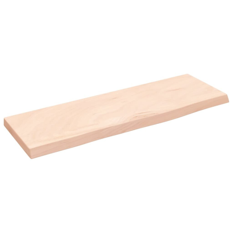 Vidaxl (Brown, 60 X 20 X 2 Cm) Wall Shelf Wooden Floating Shelf Display Shelf Treated Solid Wood Oak