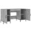 VidaXL (concrete grey) vidaXL Desk Computer Desk Writing Table Work Table Sonoma Oak Engineered Wood 5
