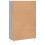 VidaXL (grey sonoma) vidaXL Highboard Sideboard Storage Cabinet High Gloss White Engineered Wood 8