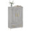 VidaXL (grey sonoma) vidaXL Highboard Sideboard Storage Cabinet High Gloss White Engineered Wood 3