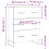 VidaXL vidaXL Sideboard Storage Cabinet Cupboard High Gloss White Engineered Wood 4