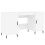VidaXL (white) vidaXL Desk Computer Desk Writing Table Office Work Desk White Engineered Wood 1