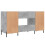 VidaXL (concrete grey) vidaXL Desk Computer Desk Writing Table Work Table Sonoma Oak Engineered Wood 8