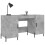 VidaXL (concrete grey) vidaXL Desk Computer Desk Writing Table Work Table Sonoma Oak Engineered Wood 3