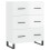 VidaXL vidaXL Sideboard Storage Cabinet Cupboard High Gloss White Engineered Wood 1