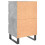 VidaXL (concrete grey, 2 pcs) vidaXL Bedside Cabinets Bedside Table Nightstand 2 pcs Black Engineered Wood 8