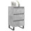 VidaXL (concrete grey, 2 pcs) vidaXL Bedside Cabinets Bedside Table Nightstand 2 pcs Black Engineered Wood 3