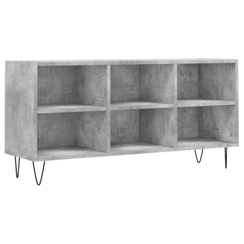 Vidaxl Tv Cabinet Tv Unit Media Cabinet Tv Stand Concrete Grey Engineered Wood