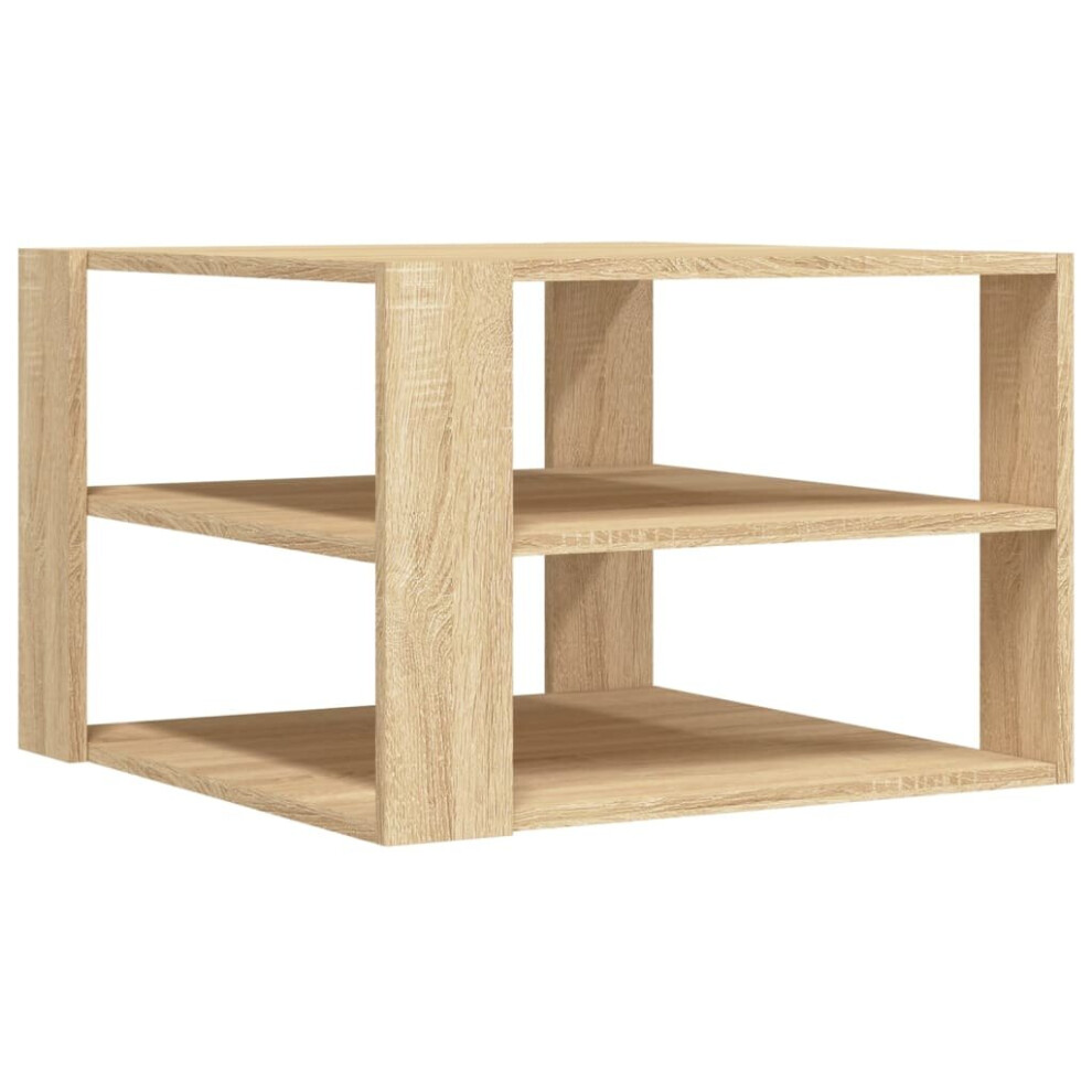 Vidaxl (Sonoma Oak) Coffee Table Side Table Telephone Table Concrete Grey Engineered Wood