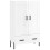 VidaXL (high gloss white) vidaXL Highboard Sideboard Cupboard Side Cabinet Brown Oak Engineered Wood 1