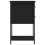 VidaXL (black) vidaXL Bedside Cabinet Bedside Table Side Table Sonoma Oak Engineered Wood 7