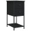 VidaXL (black) vidaXL Bedside Cabinet Bedside Table Side Table Sonoma Oak Engineered Wood 2