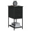 VidaXL (black) vidaXL Bedside Cabinet Bedside Table Side Table Sonoma Oak Engineered Wood 3