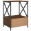 VidaXL (brown oak) vidaXL Bedside Tables Bedside Cabinet Nightstand Side Table Engineered Wood 8