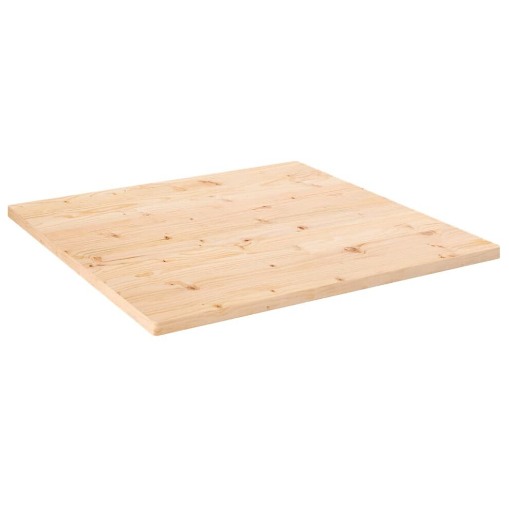 (brown, 70 x 70 x 2.5 cm) vidaXL Table Top Desk Top Wooden Table Top for Desk Solid Wood Pine Square
