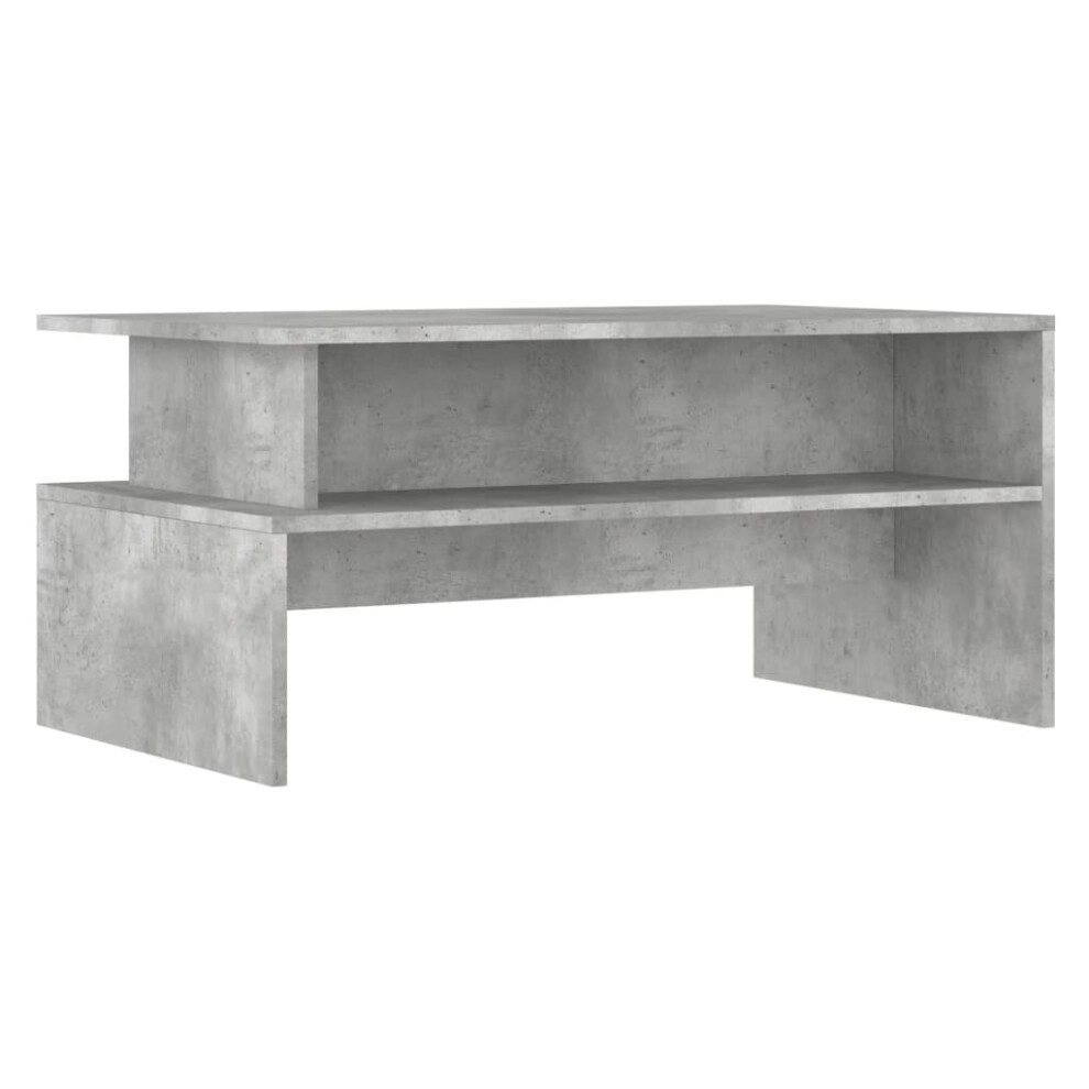 Vidaxl Coffee Table - 90x55x42.5 cm - Engineered Wood - Grey - Image 2