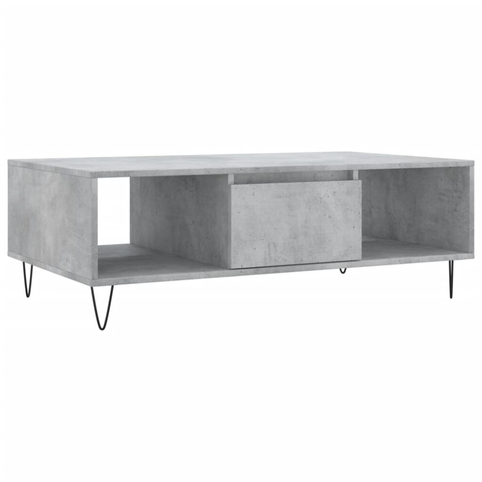 (concrete grey) vidaXL Coffee Table Side Table Telephone Table Concrete Grey Engineered Wood