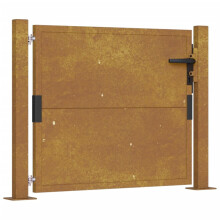 vidaXL Gartentor 100x75 cm Cortenstahl