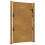 VidaXL vidaXL Gartentor 100x125 cm Cortenstahl 1