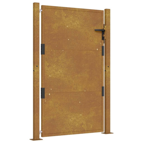 VidaXL vidaXL Gartentor 100x125 cm Cortenstahl