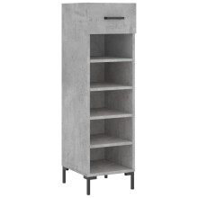 (concrete grey) vidaXL Shoe Cabinet Shoe Storage Cupboard Shoe Rack Sonoma Oak Engineered Wood