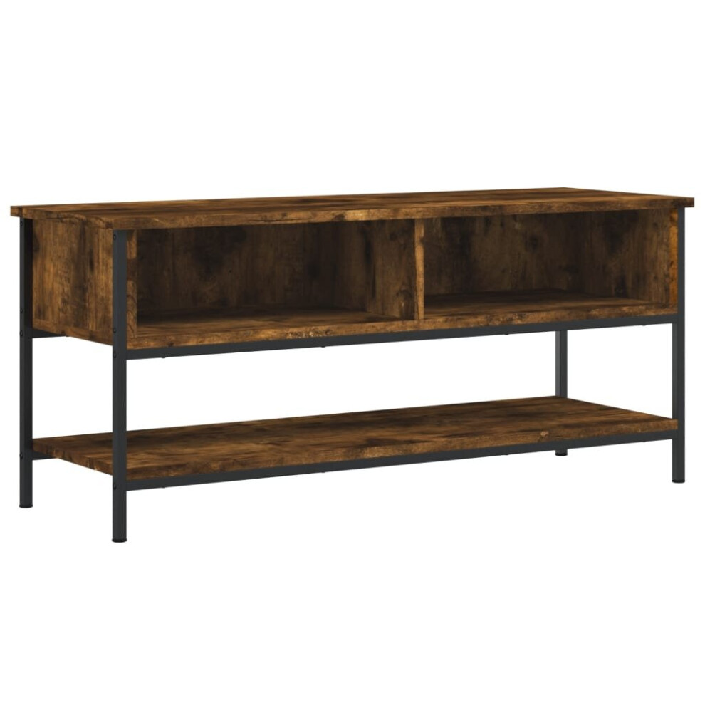 Vidaxl (Smoked Oak) Tv Cabinet Tv Console Sideboard Media Console Engineered Wood Black