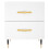 VidaXL (white, 1 pcs) vidaXL Bedside Cabinets Bedside Table Nightstand 2 pcs Black Engineered Wood 6