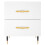 VidaXL (white, 2 pcs) vidaXL Bedside Cabinets Bedside Table Nightstand 2 pcs Black Engineered Wood 6