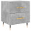 VidaXL (concrete grey, 2 pcs) vidaXL Bedside Cabinets Bedside Table Nightstand 2 pcs Black Engineered Wood 5