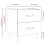 VidaXL (white, 1 pcs) vidaXL Bedside Cabinets Bedside Table Nightstand 2 pcs Black Engineered Wood 4
