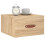 VidaXL vidaXL Wand-Nachttisch Sonoma-Eiche 35x35x20 cm 3