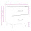 VidaXL (white, 2 pcs) vidaXL Bedside Cabinets Bedside Table Nightstand 2 pcs Black Engineered Wood 4