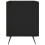 VidaXL (black, 2 pcs) vidaXL Bedside Cabinets Bedside Table Nightstand 2 pcs Black Engineered Wood 8