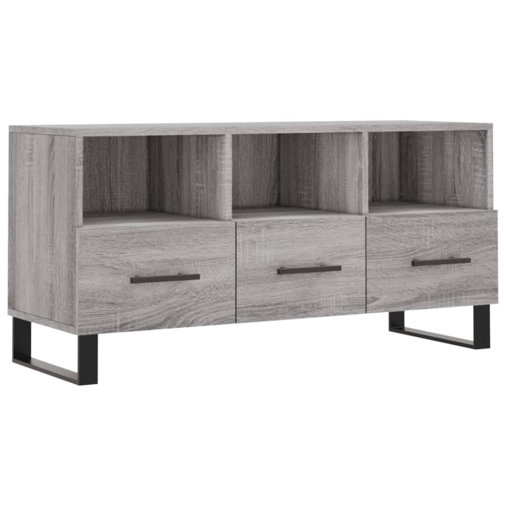 vidaXL TV Cabinet TV Unit Media Cabinet TV Stand Grey Sonoma Engineered Wood