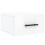 VidaXL (high gloss white, 2 pcs) vidaXL Wall-mounted Bedside Cabinets Side Table Bedstand 2 pcs Concrete Grey 5