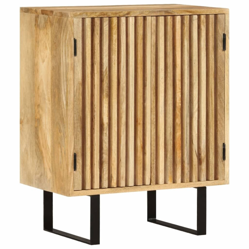 Vidaxl Sideboard Cabinet Cupboard Highboard With 2 Doors Solid Wood Mango