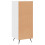 VidaXL vidaXL Sideboard Storage Cabinet Cupboard High Gloss White Engineered Wood 8