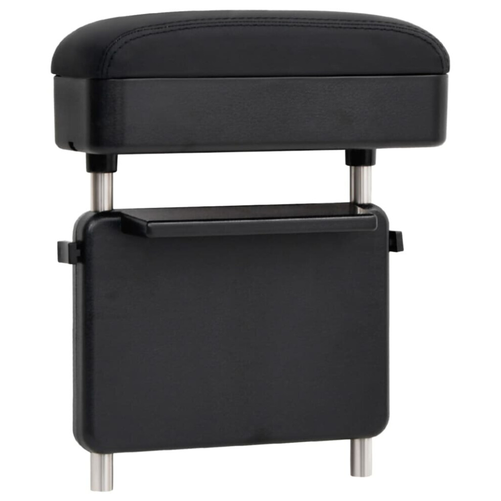 Vidaxl Car Armrest Center Console Armrest Pad Support Universal Abs Black