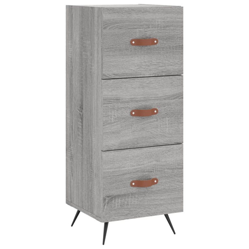 vidaXL Sideboard Storage Side Cabinet Cupboard Grey Sonoma Engineered Wood