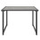 VidaXL vidaXL Garden Table Coffee Table Dining Table Side Table Anthracite Steel 3