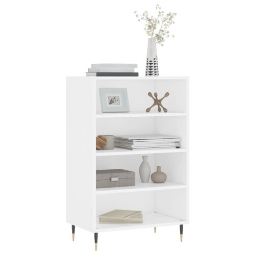 VidaXL (white) vidaXL Highboard Sideboard Storage Side Cabinet Home Cupboard Engineered Wood 2