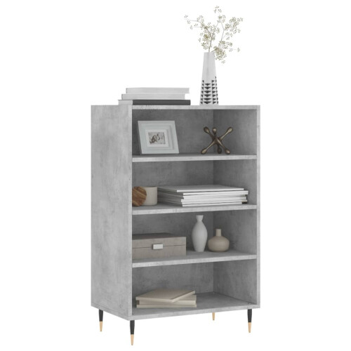 VidaXL (concrete grey) vidaXL Highboard Sideboard Storage Side Cabinet Home Cupboard Engineered Wood 2
