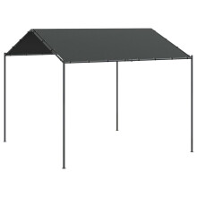 vidaXL Canopy Tent Garden Gazebo Party Tent Anthracite 3x3 m Steel and Fabric