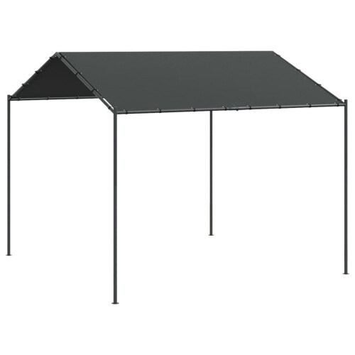 VidaXL vidaXL Gartenpavillon Anthrazit 3x3 m Stahl und Stoff 1
