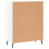 VidaXL vidaXL Sideboard Storage Cabinet Cupboard High Gloss White Engineered Wood 8